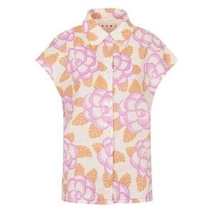 Marni Women Floral Cap-Sleeved Shirt